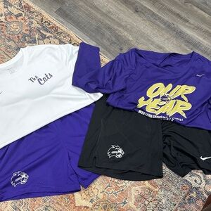 Lot of 4 Athletic Official WCU Football work out gear.